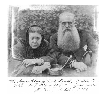 H. P . Blavatsky ja Henry Steel Olcott (1888)